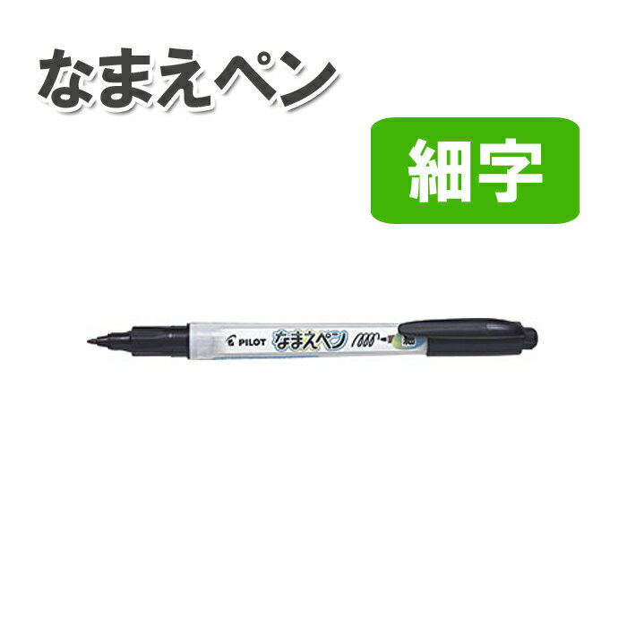 パイロット なまえペン 油性ペン 細字 MN-12EF-B PILOT ネームペン 油性マーカー 手帳 筆記用具 子ども 子供