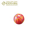 アクセサリーパーツ【京都オパール 両穴5mm 唐紅花 】【お取り寄せ商品】【ビーズパーツ】 京都 オパール 天然石 京セラ 世界の京セラが創る 京都の宝石 京都オパール 販売認定店 ホビックス パーツ