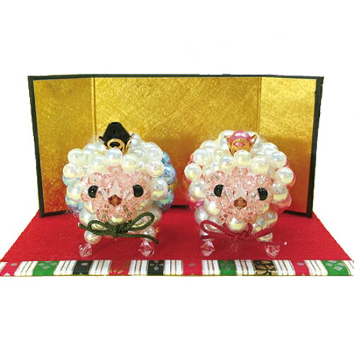 ビーズキット メリーさんのひな祭り BK-49 ビーズ キット おひなさま 節句 動物 干支 こいのぼり アクリルビーズ パーツ 置き飾り 初心者 セット 【D...