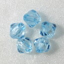 アクリルビーズ ソロバン型 アクアマリン pbs-08 プラスチックビーズ パーツ 初心者 セット 【DM便送料無料】