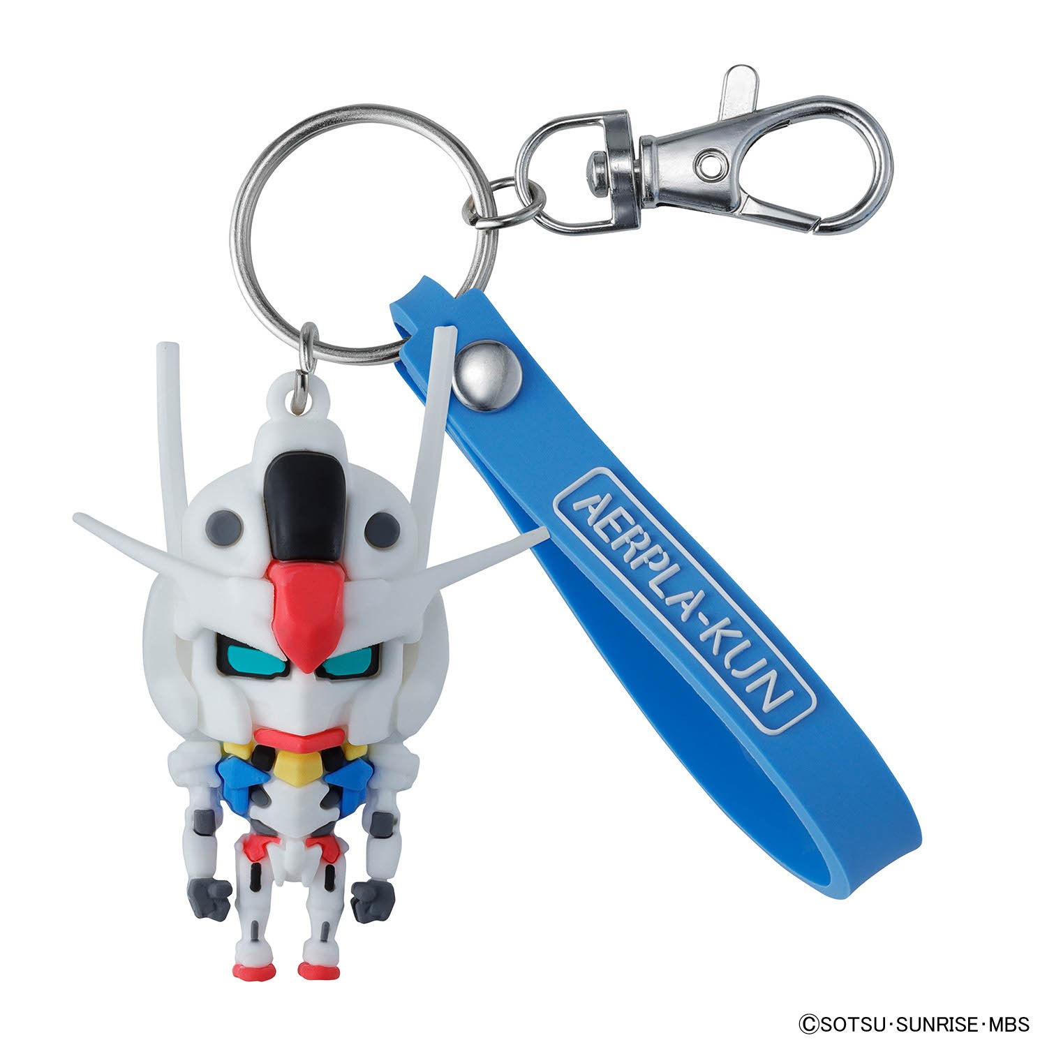 エアプラくん 立体ラバーマスコットキーチェーン バンダイ BANDAI ガンプラくん 機動戦士ガンダム 水星の魔女 おすすめ 塗装済み 彩色済み 組み立て不要 完成品フィギュア 完成品 かわいい