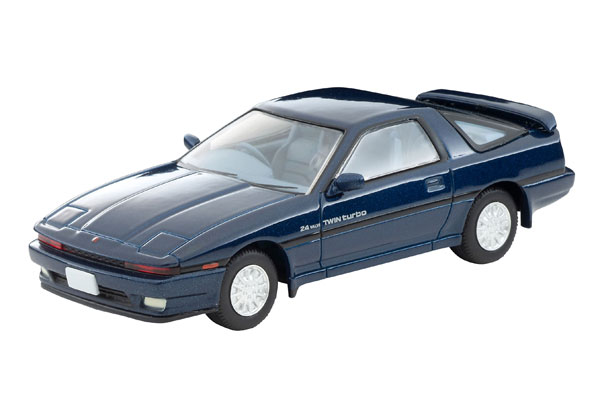 1/64 LV-N106f トヨタ スープラ 2.0 GTツインターボ（紺） 87年式 ミニカー