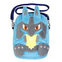 ポケモン ぬいぐるみポシェット RM-7491 ルカリオ バッグ BAG ショルダー ぬいぐるみ 玩具 ファッション 子供 キッズ おでかけ