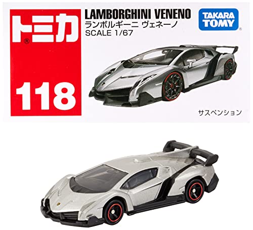 タカラトミー『 トミカ No.118 ランボルギーニ ヴェネーノ(箱) 』 ミニカー 車 おもちゃ 3歳以上 箱入り 玩具安全基準合格 STマーク認..