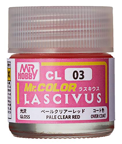 Mr.カラー LASCIVUS(ラスキウス) クリアーペールレッド 10ml 〈光沢〉 CL03