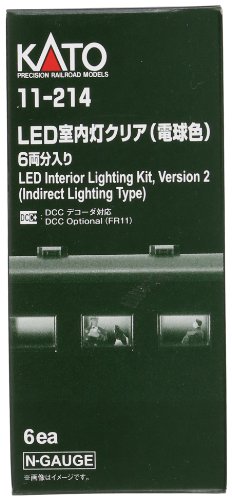 KATO Nゲージ LED室内灯クリア 電球色 6両分入 11-214 鉄道模型用品