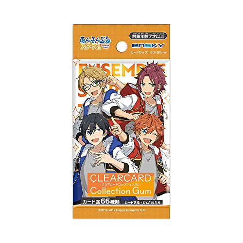 あんさんぶるスターズ！！ クリアカードコレクションガム 16パック入り1BOX (食玩)