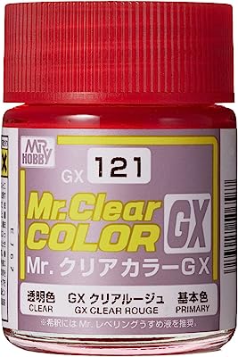 GSIクレオス Mr.クリアカラーGX クリアルージュ 18ml 模型用塗料 GX121 クレオス 塗料