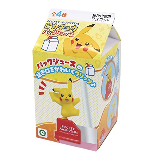 【単品】【在庫限り価格・メール便】ピカチュウ [紙パックドリンク専用マスコット]パックリップス/ポケットモンスター ポケモン