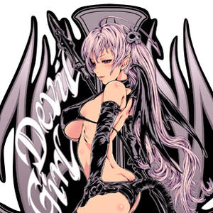 Hachipro Design ハチプロデザイン デビルちゃんエンブレムバージョン ステッカー バイク・車・デカール・シール・悪魔