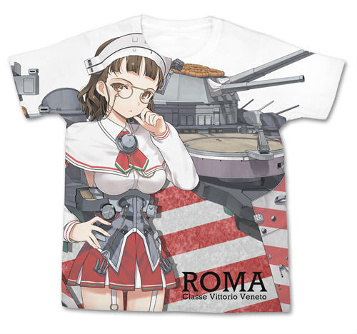 二次元COSPA コスパ　ローマ フルグラフィックTシャツ[艦隊これくしょん -艦これ-]