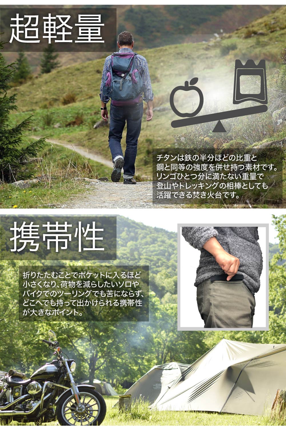 ウッドストーブ 焚火台 折りたたみ焚火台 チタン ソロストーブ コンパクト 軽量 キャンプ通販格安セール情報 楽天 通販