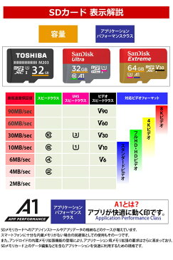 ★　マイクロSD 32GB SanDisk Extreme MicroSD UHS1 Class10 A1 対応 アダプタ付 SDSQXAF-032G-GN6MA TFカード