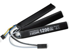 Noir LiPo 11.1V 1200mAh カスタムガン用サドルパック (JAN：4580416509053)