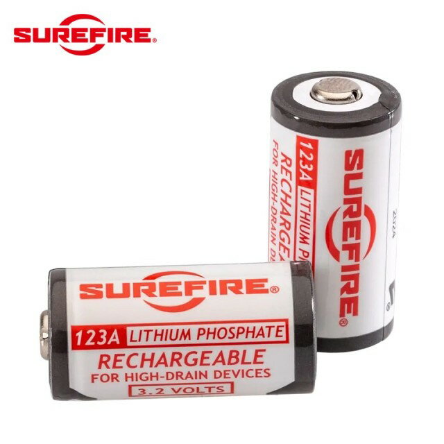 SUREFIRE RECHARGEABLE123A 3.2Vx2本入 [S_LFP123](JAN：4541607623330)