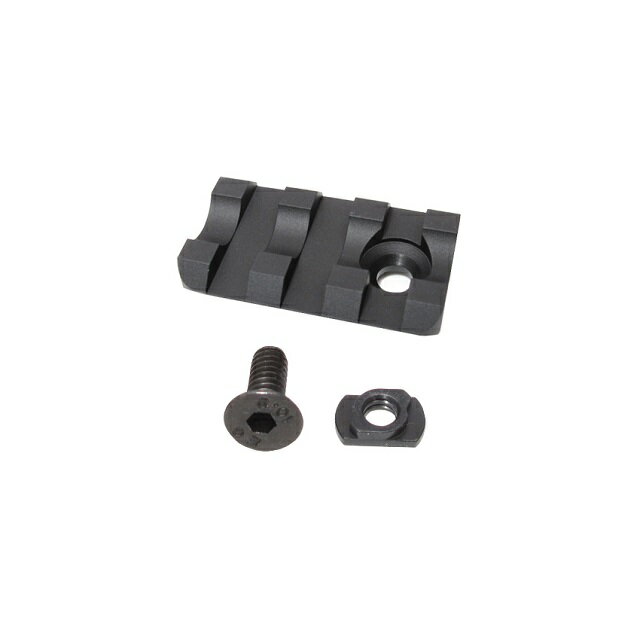 M-LOK用 CNC20mm アルミレールセクション(3スロット) [WII-05030](JAN：2000000103112)