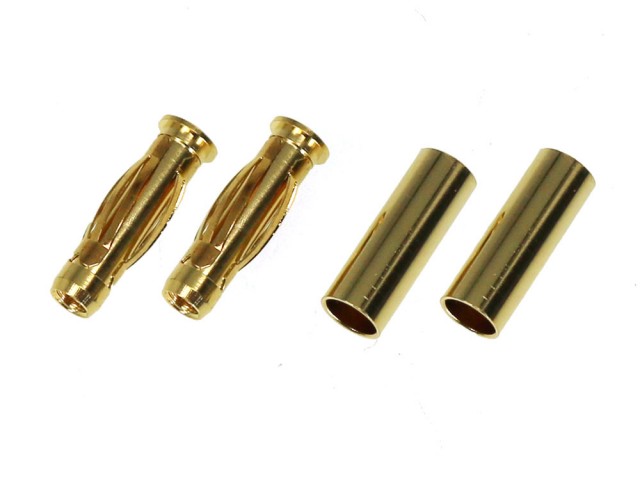 ヨーロピアンコネクターA 4.0mm(オス2pcs・メス2pcs) [EG-2705](JAN：4534182027051)