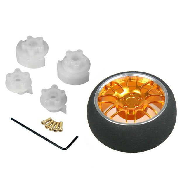 送信機用ステアリング・ホイルです。操作性を重視し、お手元をスタイリッシュに彩ります！ 内容物 ステアリング・ホイル&amp;タイヤ　&hellip; 1個 ステアリング・ホイル アダプター &hellip; 4タイプ＝アダプタ-1：フタバプロポ全般、アダプタ-2：SANWA M8＆SANWA M11、アダプタ-3：SANWA MT-4、アダプタ-4：KO EX-10 ヘリオス＆KO EX-10 ユーラス＆KO EX-I UR＆ミニッツ純正2.4Ghzプロポにも対応 ホイルスクリュー&hellip; 5本 L型レンチ　&hellip; 1本