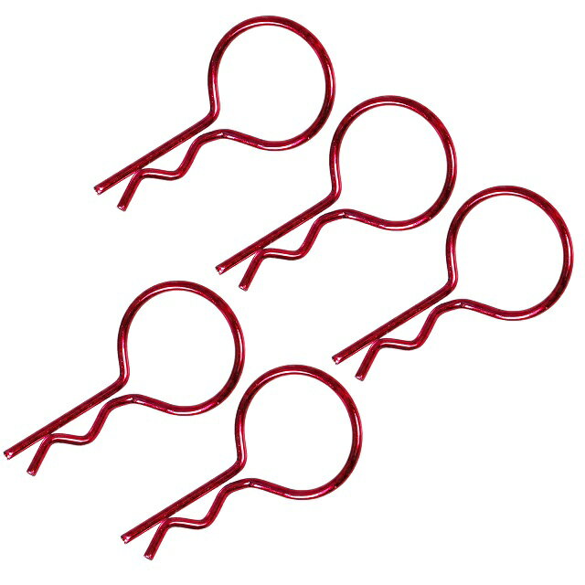 カラフルボディクリップ 大(5) RE [EG-1127U-RE](JAN：4534182716566)