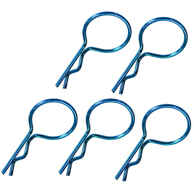 カラフルボディクリップ大(5pcs) LBL [EG-1127U-LBL](JAN：4534182716481)