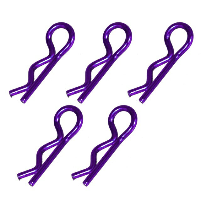 カラフルボディクリップ小(5pcs) PU [EG-1173U-PU](JAN：4534182716634)