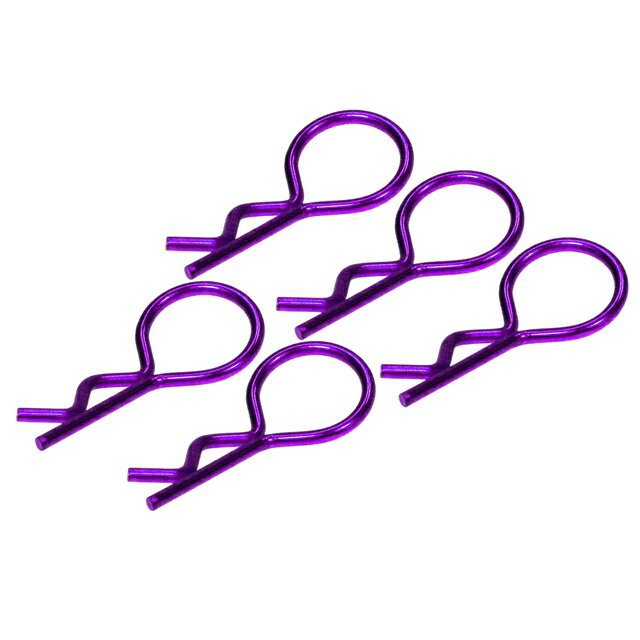 カラフルボディクリップ中(5pcs) PU [EG-1127M-U-PU](JAN：4534182723847)