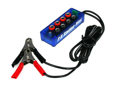 P.Dステーション・ミニ(入力：12Vクリップ/出力：バナナプラグ) [EG-2614U](JAN：4534182682502)