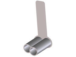 ステンレスマフラー ストレートデュアルステップエンドR [SU-MFW-03R](JAN：4582466682472)