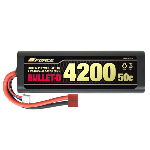 LiPo7.4V BULLET-D 4200(50C) [GFG009](JAN4580416500098)