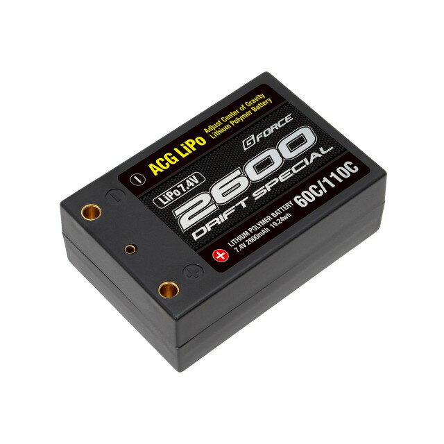 Drift Special ACG LiPo 7.4V 2600mAh 60C/110C Super Short Size [GFG011]](JANF4580416500111)