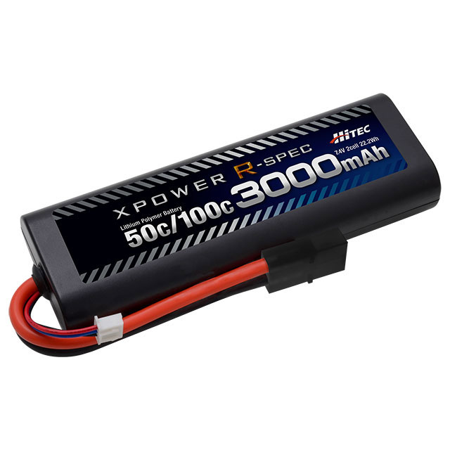 XPOWER R-SPEC Li-Po 7.4V 3000mAh 50C/100C タミヤタイプコネクター ](JAN：4573557704968)