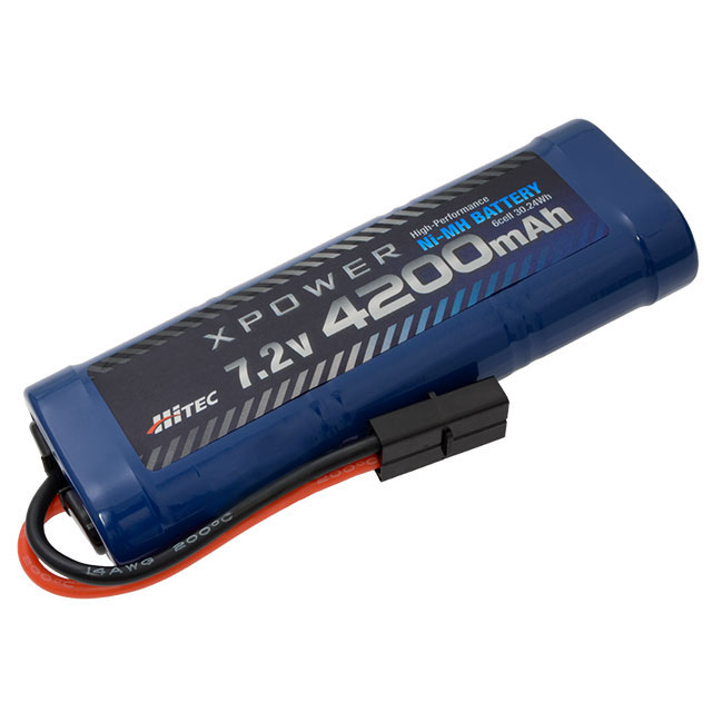 XPOWER Ni-MH 7.2V 4200mAh タミヤタイプコネクター ](JAN：4573557705064)