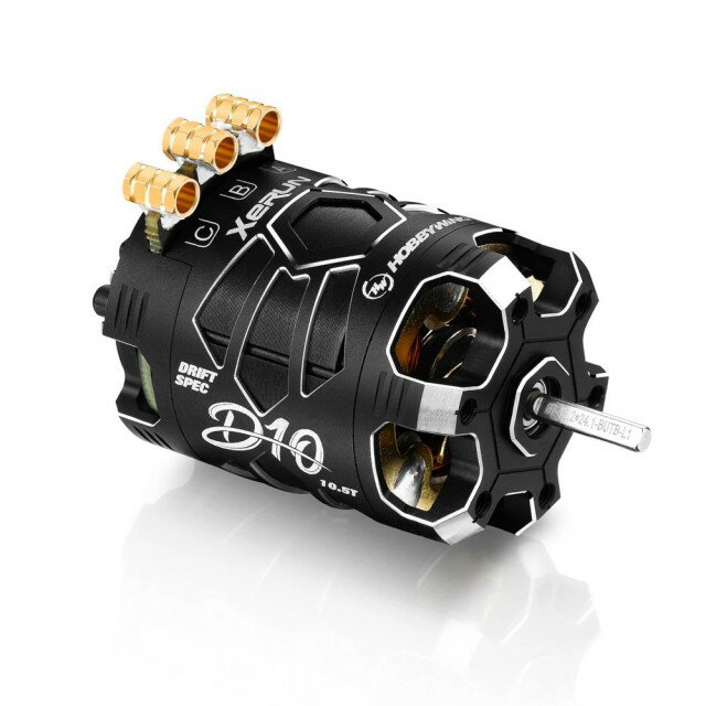 XeRUN D10 ブラシレスモーター 10.5T ブラック [HW30401134](JAN：4571342007065)