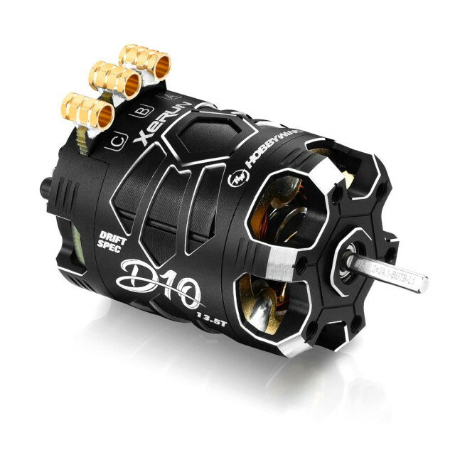 XeRUN D10 ブラシレスモーター 13.5T ブラック [HW30401137](JAN：4571342007096)