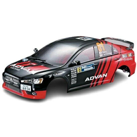 ミツビシLANCER EV X塗装済ボディ(ラリーレーシング) [48002](JAN：4560394761353)