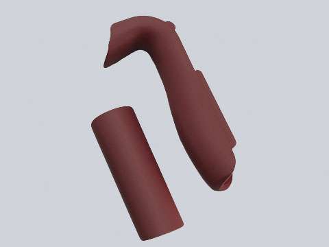 カラーグリップ2(ワインレッド) [KO-10528](JAN：4945984105289)