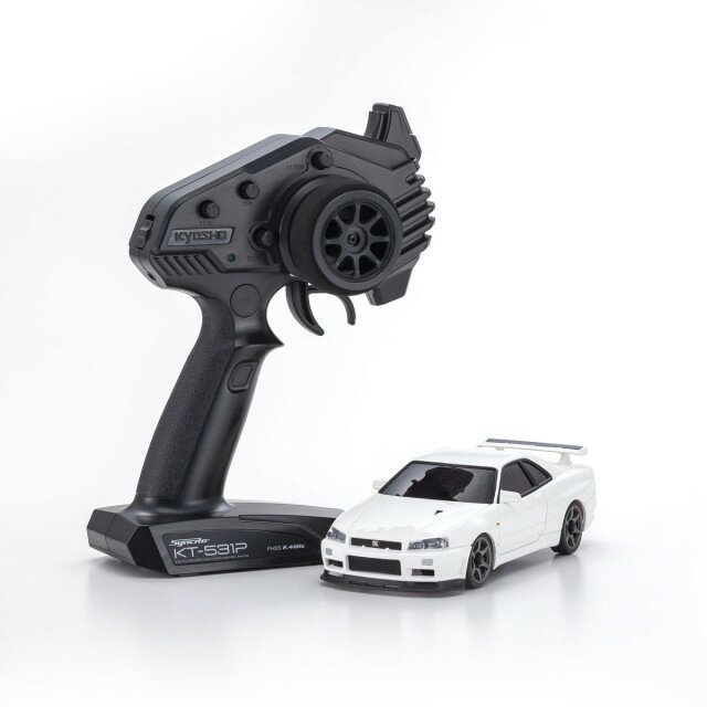 MA-020S 日産 スカイラインGT-R R34 V.specII ニュル ホワイト レディセット(ミニッツ AWDシリーズ) [32629W]](JAN：4548565427918)