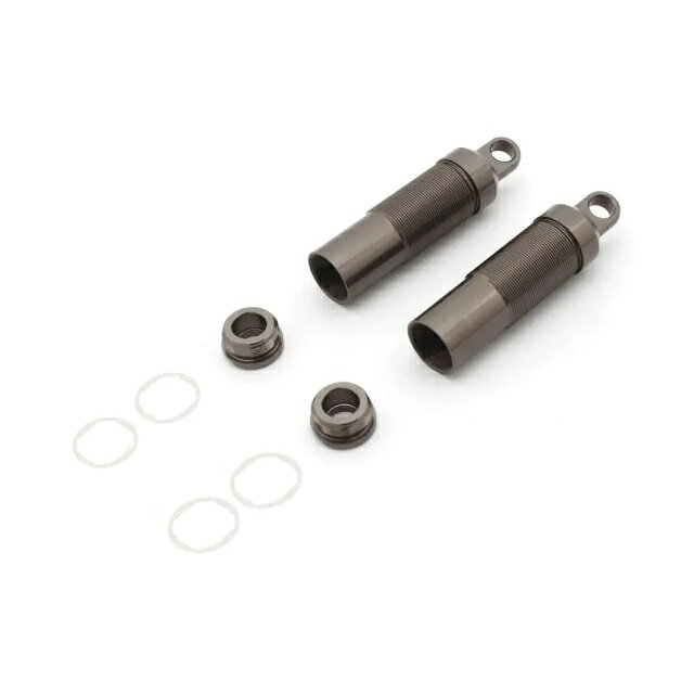 リヤショックケース(ガンメタル/2入/オプティマミッド) [OTW152-01](JAN：4548565462674)