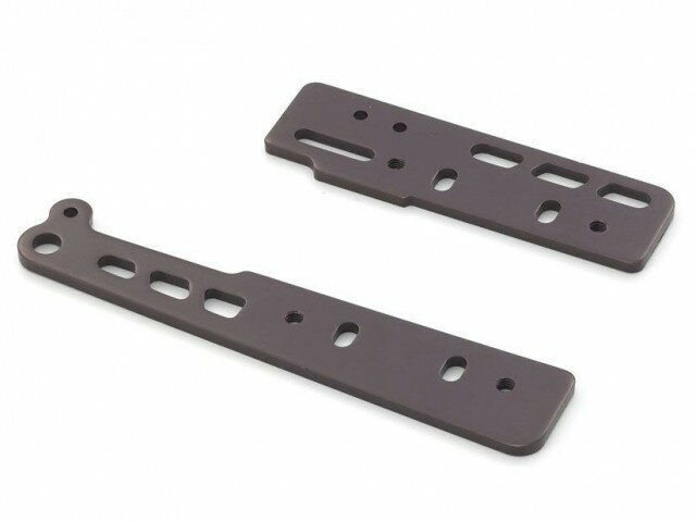 エンジンマウントプレートセット(ガンメタリック/MP10) [IF606](JAN：4548565361274)