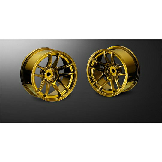 VALINO N820S ホイール R-SPEC 26mm BBメッキゴールド/OFF+7 2pcs [BB-RW-021](JAN：4560313936916)