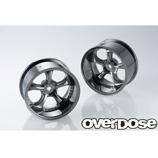 WORK VS KF(ブラックメタルクローム/OFF+7) 2pcs [OD2728b](JAN：4582540476386)