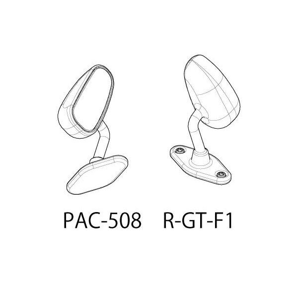 ドアミラー R-GT-F1 [PAC-508](JAN：4573112274080)