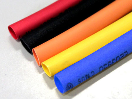 ヒートシュリンクチューブ 4.0mm 10cm×8本(イエロー) [PJ-C053YW](JAN：4547566005859)