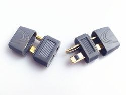 T型2ピンコネクターII(オス&amp;メス 1ペア) [PJ-C082](JAN：4547566006870)