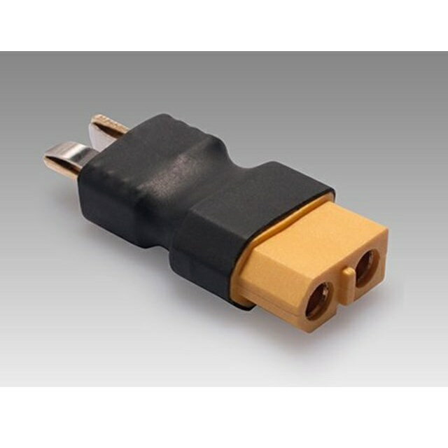 変換コネクター ダイレクトタイプ T型オス-XT60メス [PJ-C071](JAN：4547566008317)