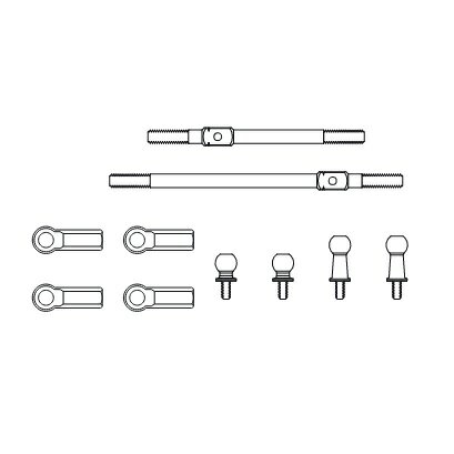 SPMチタン製 ロッドエンドボール(Mサイズ/2本入) [RT-006MA]](JAN：4582586512963)