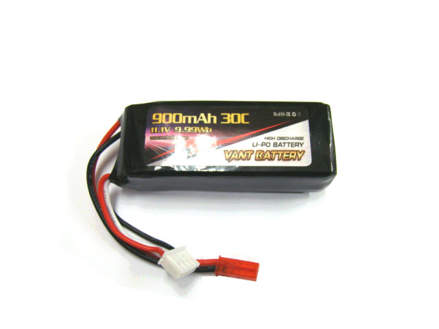 Li-Poバッテリー 11.1V 900mAh 30C VT900-30-3S (JAN：2000000071220)