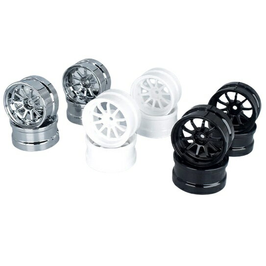 コンペティションホイールVR10(ブラック、オフセット10mm、2個入) [RW-VR10K1](JAN：4582586514745)