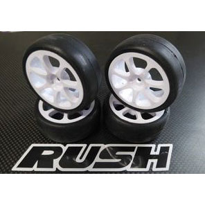 RUSH TIRE VR3 32X AX yellow Seven white PREGLUEDTIRE [RU-0868a]](JAN：4571179108683)のサムネイル