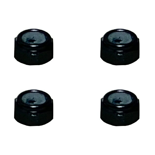 アルミ薄型ナイロンナット M2(ブラック) 4pcs ](JAN：4543880115014)